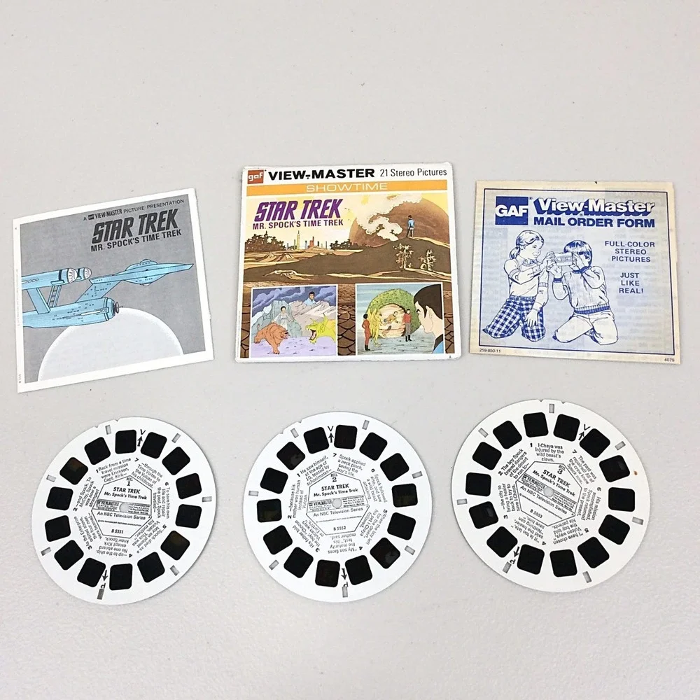 Vintage 1974 GAF View Master Star Trek Mr Spock's Time Trek B555